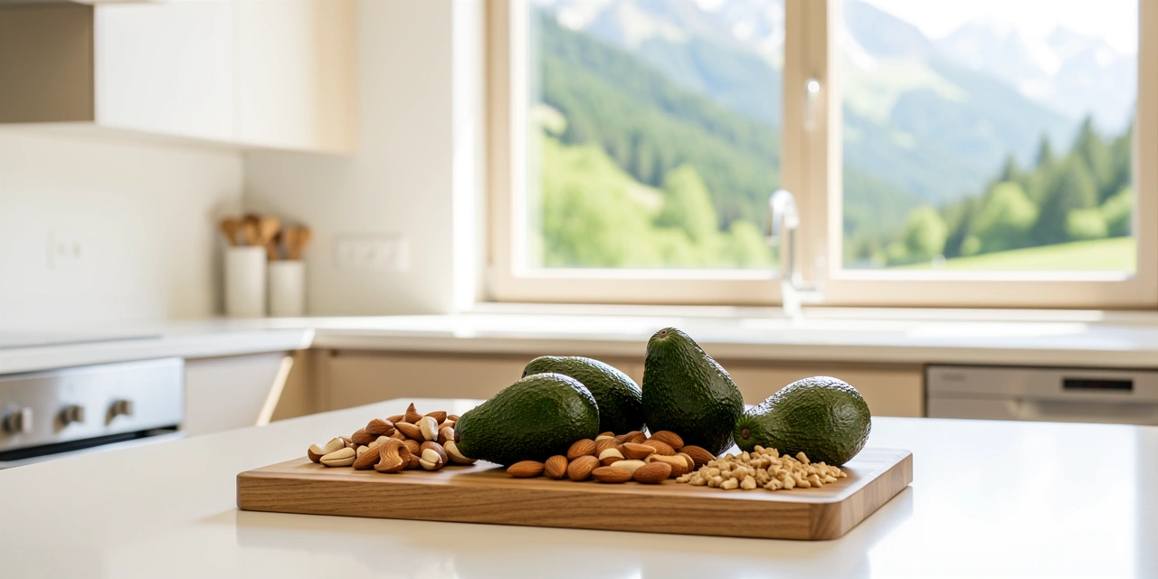 Atmosphäre einer gesunden Küche